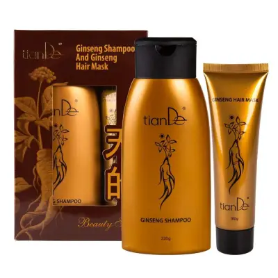Set șampon și mască cu extract de Panax Ginseng, 220 g+100 g