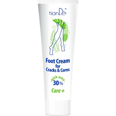 Cremă pentru picioare cu 30% uree, pentru crăpături și bătături, 80g