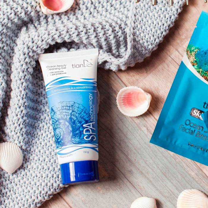 Gel de curățare pentru față "Ocean de frumusețe",150 g