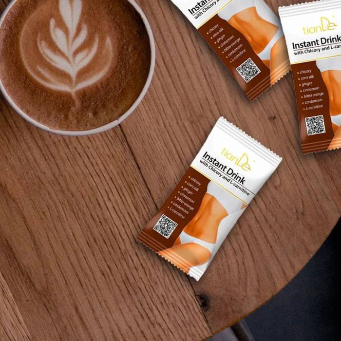 Băutură instant cu cicoare și L-carnitină, 3 g