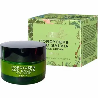 Cremă de față cu cordyceps și salvie, 50 g