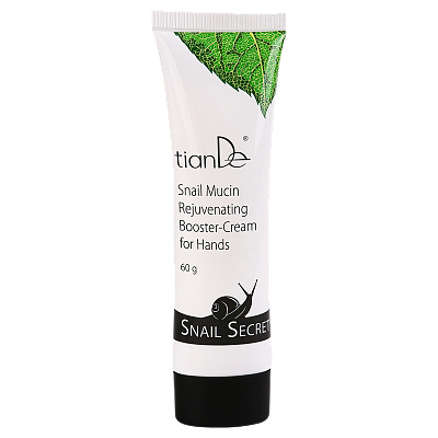 Cremă revitalizantă de mâini cu mucină de melc