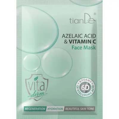 Mască de față cu acid azelaic și vitamina C