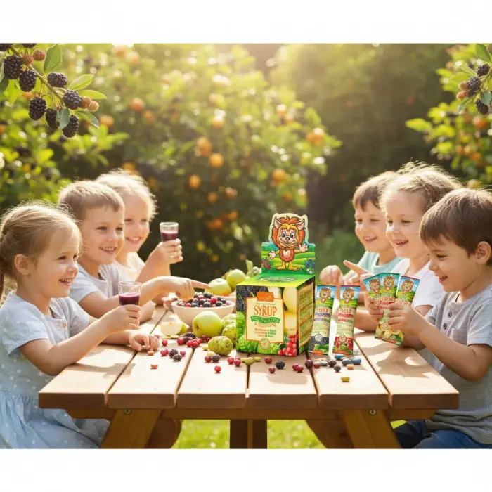 Sirop cu sucuri de fructe și vitamine,21buc*10g