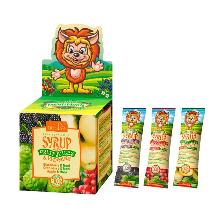 Sirop cu sucuri de fructe și vitamine,21buc*10g